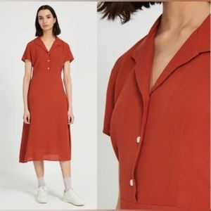 Frank and Oak - Camp Collar Midi Dress